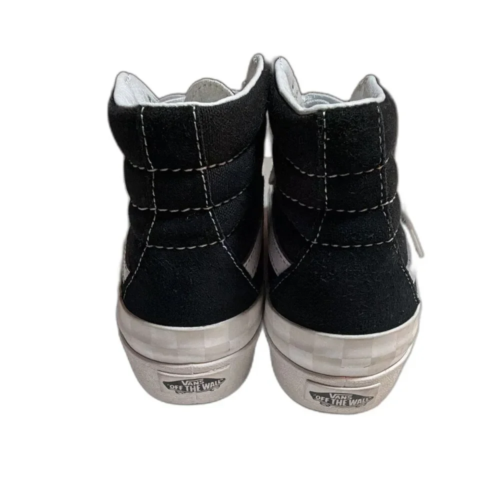 VANS Sk8-Hi Stacked Sneakers Women Black/White, Classic Platform